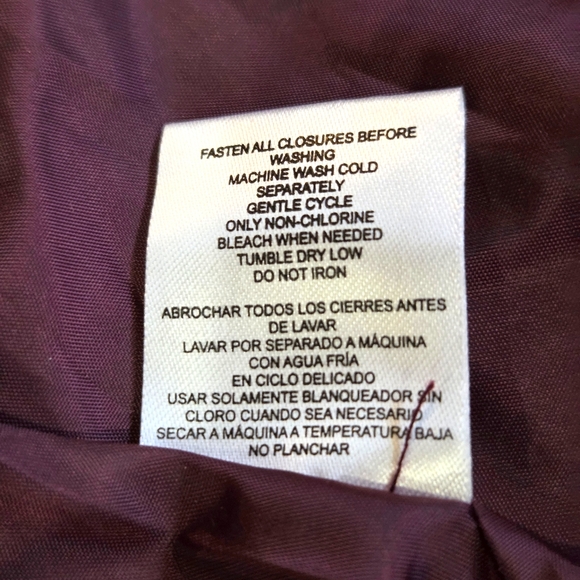 Lands' End Ladies' 3-in-1 Systems Jacket Burgundy Size XL NWT - Picture 12 of 15